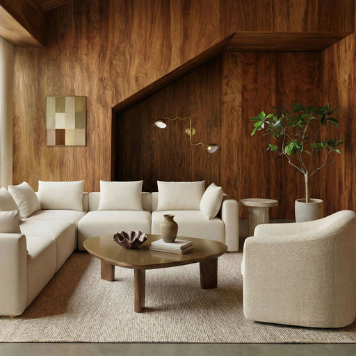 Thao Contract-Grade Basketweave Fabric Swivel Accent Chair - Dream Home Furniture & Mattress (Waite Park, MN)