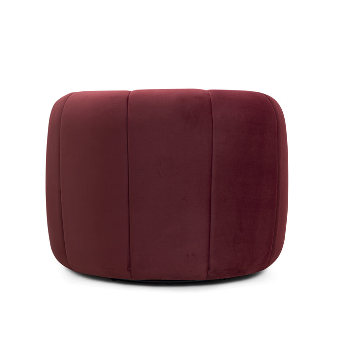 Jasmine Performance Velvet Swivel Accent Chair - Dream Home Furniture & Mattress (Waite Park, MN)