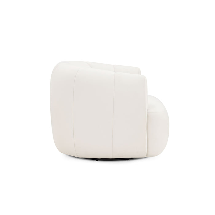 Jasmine Performance Velvet Swivel Accent Chair - Dream Home Furniture & Mattress (Waite Park, MN)