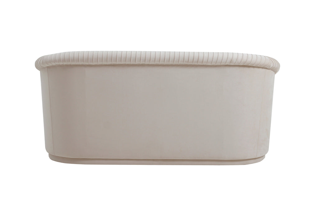 Yara 70" Pleated Performance Velvet Loveseat