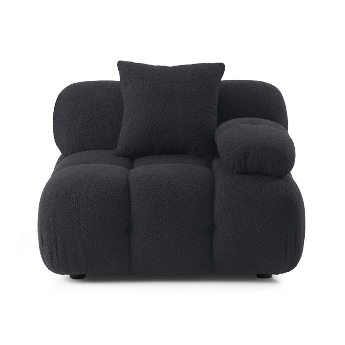 Calliope Performance Vegan Shearling Modular Corner Chair