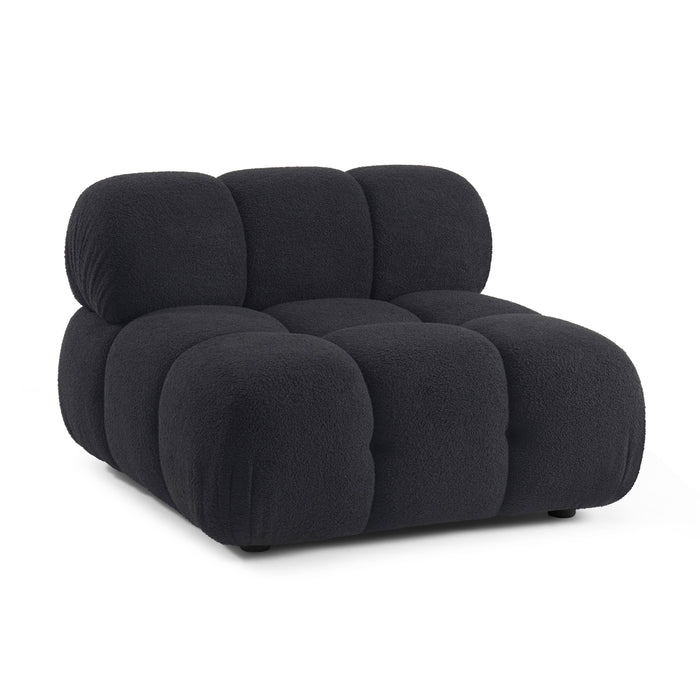 Calliope Performance Vegan Shearling Modular Armless Chair