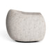 Judy Black and White Woven Performance Fabric Swivel Chair - Dream Home Furniture & Mattress (Waite Park, MN)