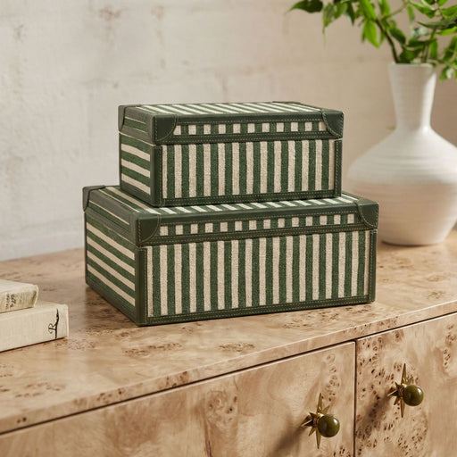 Kora Cotton Jute Contract-Grade Jewelry Box Set - Dream Home Furniture & Mattress (Waite Park, MN)