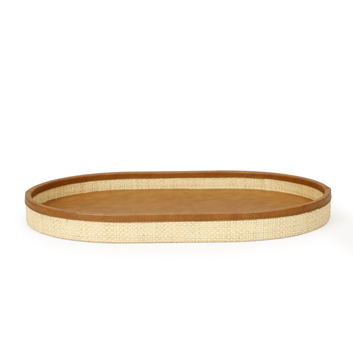 Hakiri Natural Raffia Contract-Grade Storage Tray