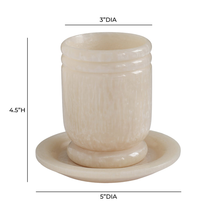 Channeled Swirl Resin Kiddush Cup - Dream Home Furniture & Mattress (Waite Park, MN)