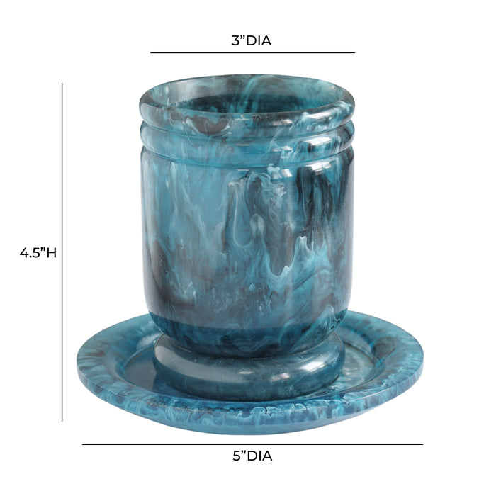 Channeled Swirl Resin Kiddush Cup - Dream Home Furniture & Mattress (Waite Park, MN)