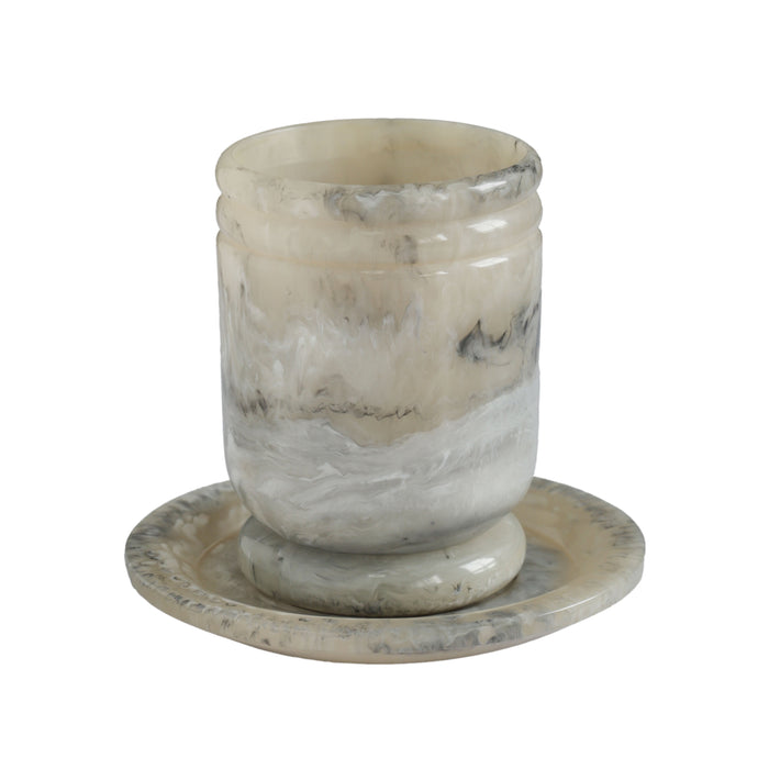 Channeled Swirl Resin Kiddush Cup - Dream Home Furniture & Mattress (Waite Park, MN)