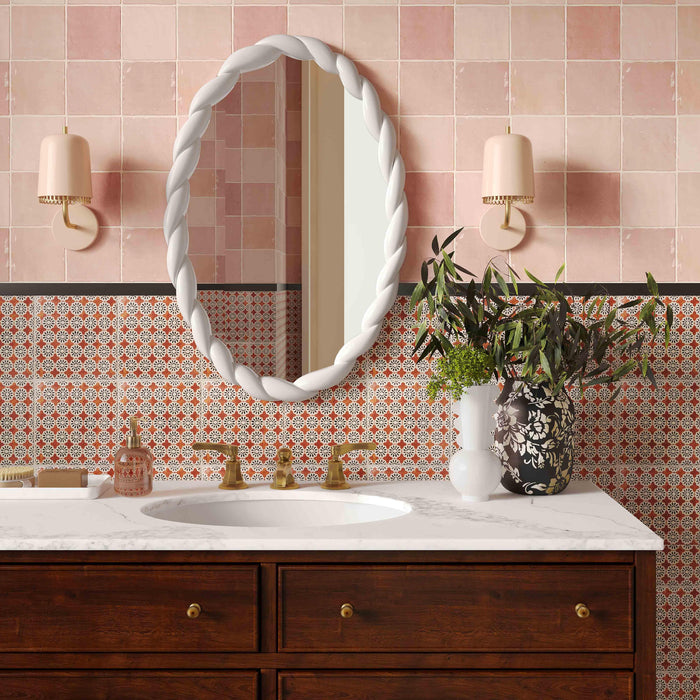 Agnes 23.6"X35.4" Oval Wall Mirror