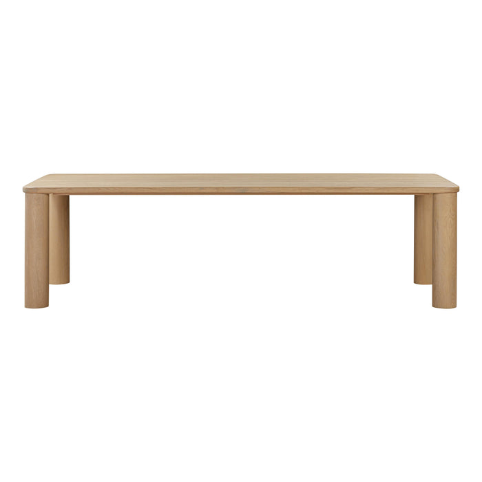 Akola 106" Oak Rectangular Dining Table - Dream Home Furniture & Mattress (Waite Park, MN)