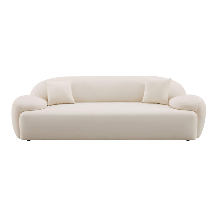 Allegra 100" Velvet Sofa