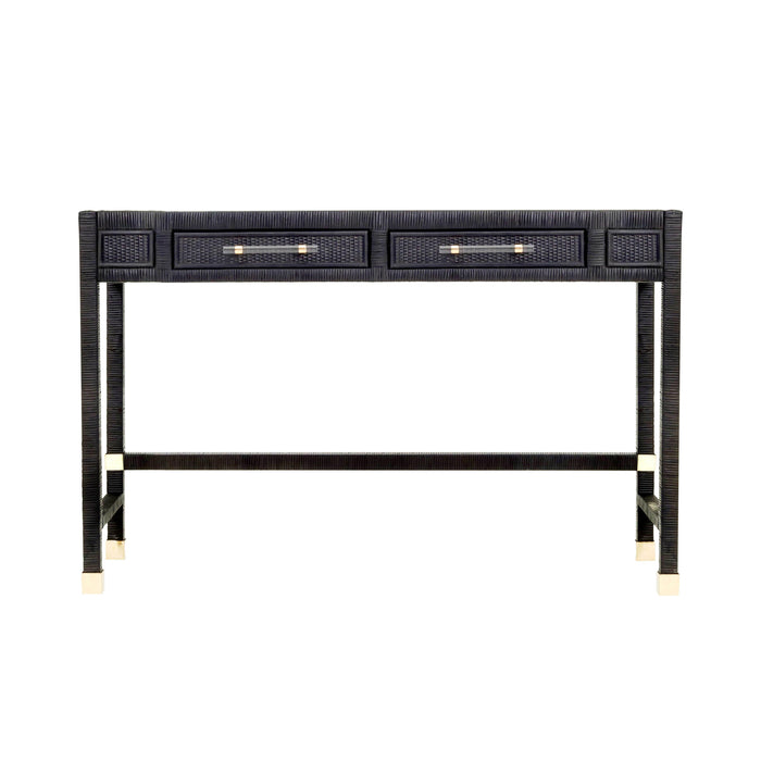 Amara 47" Woven Rattan Desk