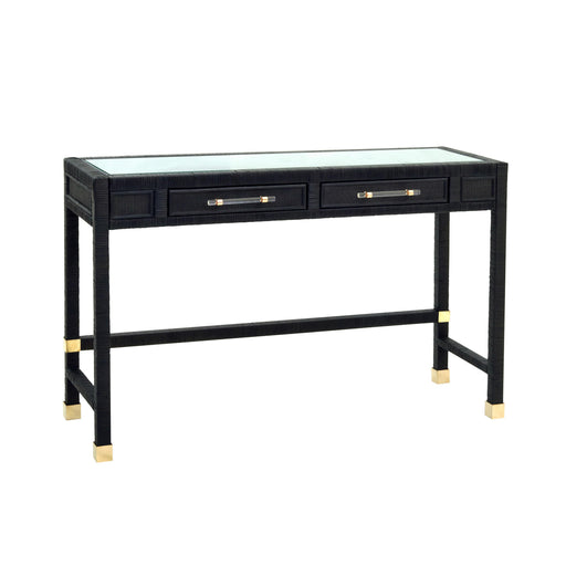 Amara 47" Woven Rattan Desk - Dream Home Furniture & Mattress (Waite Park, MN)