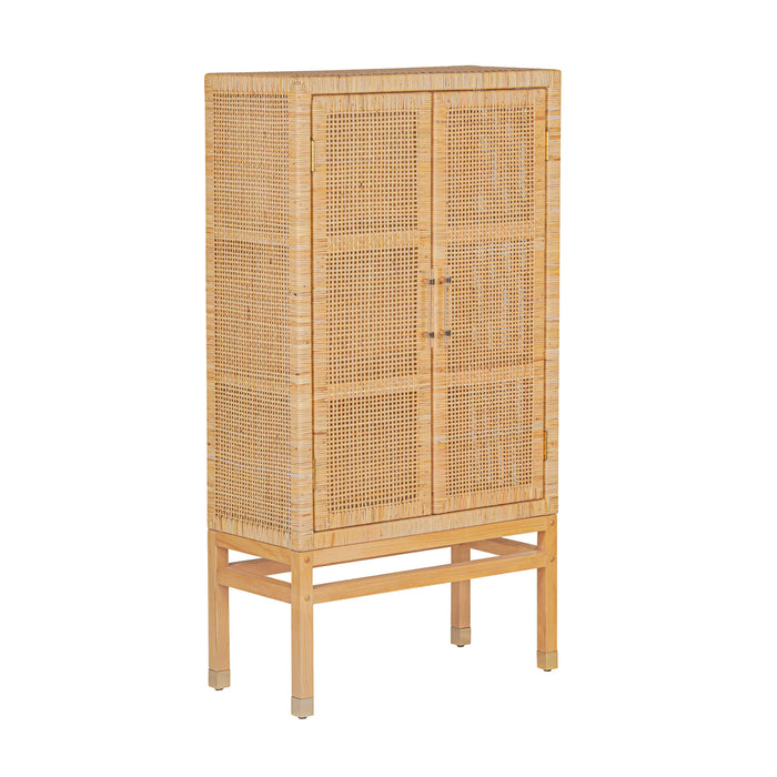 Amara Woven Rattan Cabinet
