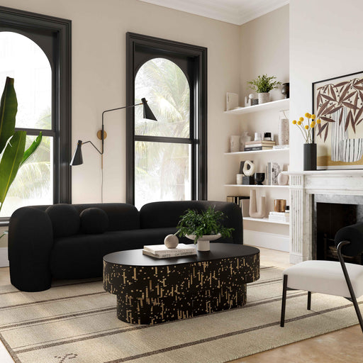 Amelie 91" Contract-Grade Faux Fur Sofa - Dream Home Furniture & Mattress (Waite Park, MN)