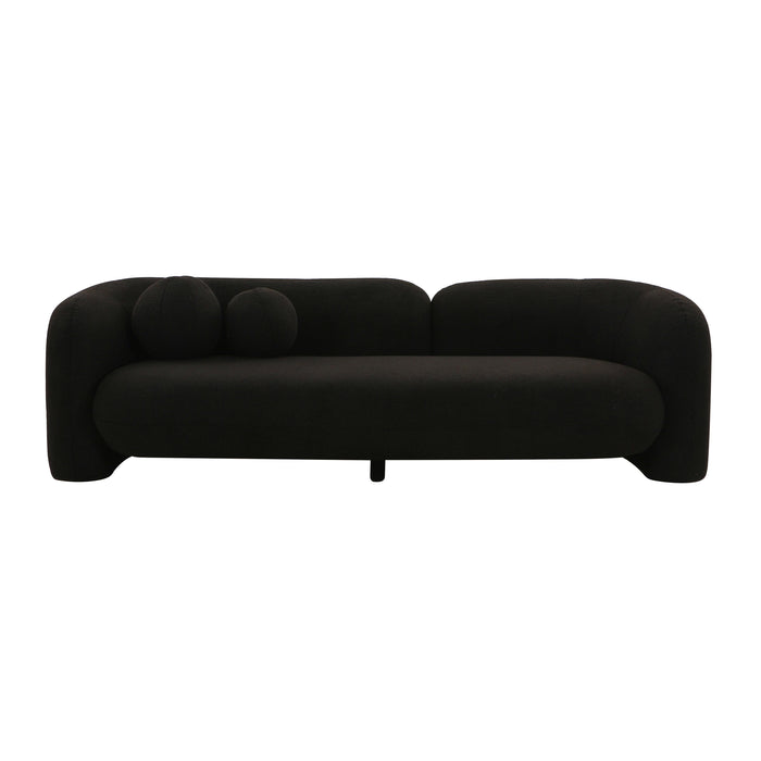 Amelie 91" Contract-Grade Faux Fur Sofa
