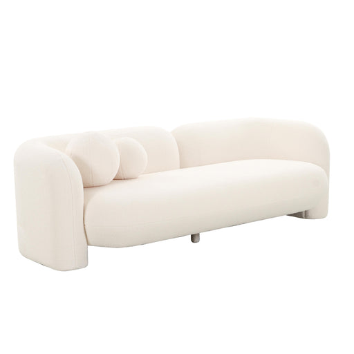 Amelie 91" Contract-Grade Faux Fur Sofa - Dream Home Furniture & Mattress (Waite Park, MN)