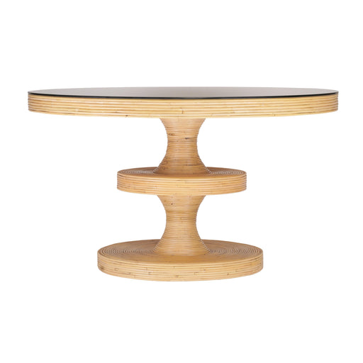 Apollonia 51" Natural Rattan Round Dining Table - Dream Home Furniture & Mattress (Waite Park, MN)