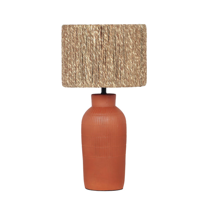 Atrani Natural Terracotta Table Lamp - Dream Home Furniture & Mattress (Waite Park, MN)