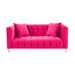 Bea 66" Hot Pink Performance Velvet Loveseat - Dream Home Furniture & Mattress (Waite Park, MN)