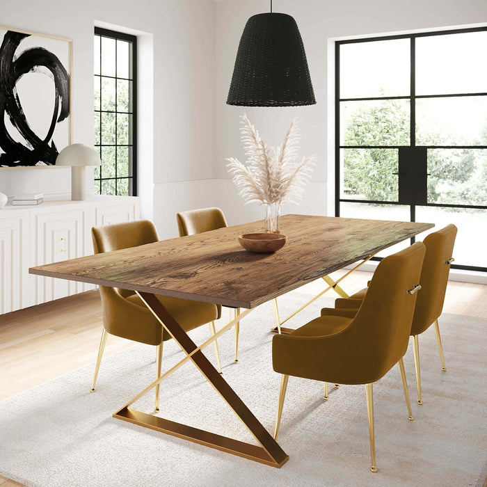 Beatrix Performance Velvet Dining Chair - Dream Home Furniture & Mattress (Waite Park, MN)