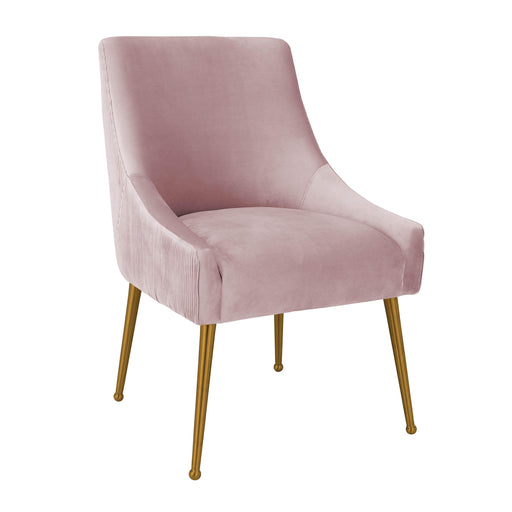 Beatrix Pleated Performance Velvet Dining Chair - Dream Home Furniture & Mattress (Waite Park, MN)