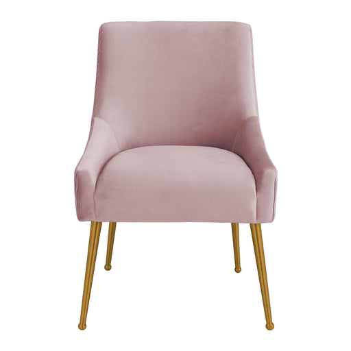 Beatrix Pleated Performance Velvet Dining Chair - Dream Home Furniture & Mattress (Waite Park, MN)