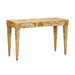 Brandyss 48" Burl 2-Drawer Work Desk - Dream Home Furniture & Mattress (Waite Park, MN)
