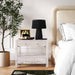 Brandyss 26" Burl 2-Drawer Nightstand - Dream Home Furniture & Mattress (Waite Park, MN)