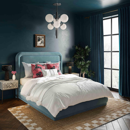 Briella Performance Velvet Bed - Dream Home Furniture & Mattress (Waite Park, MN)