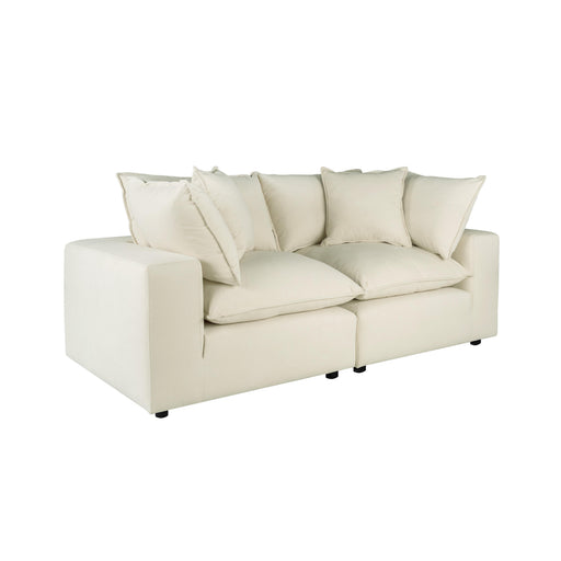 Cali 80" Performance Fabric Modular Loveseat - Dream Home Furniture & Mattress (Waite Park, MN)