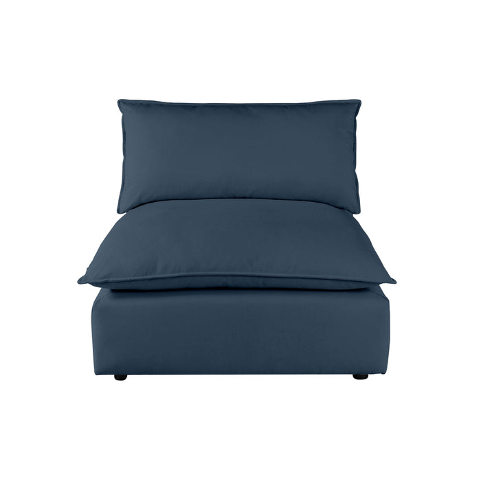 Cali Performance Fabric Modular Armless Chair