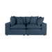 Cali 80" Performance Fabric Modular Loveseat - Dream Home Furniture & Mattress (Waite Park, MN)