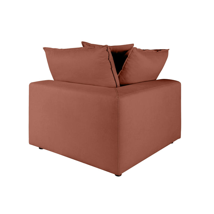 Cali Performance Fabric Modular Corner Chair - Dream Home Furniture & Mattress (Waite Park, MN)