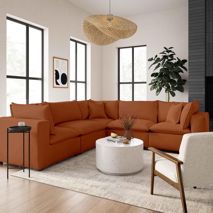 Cali 5-Piece Performance Fabric Modular L-Sectional - Dream Home Furniture & Mattress (Waite Park, MN)