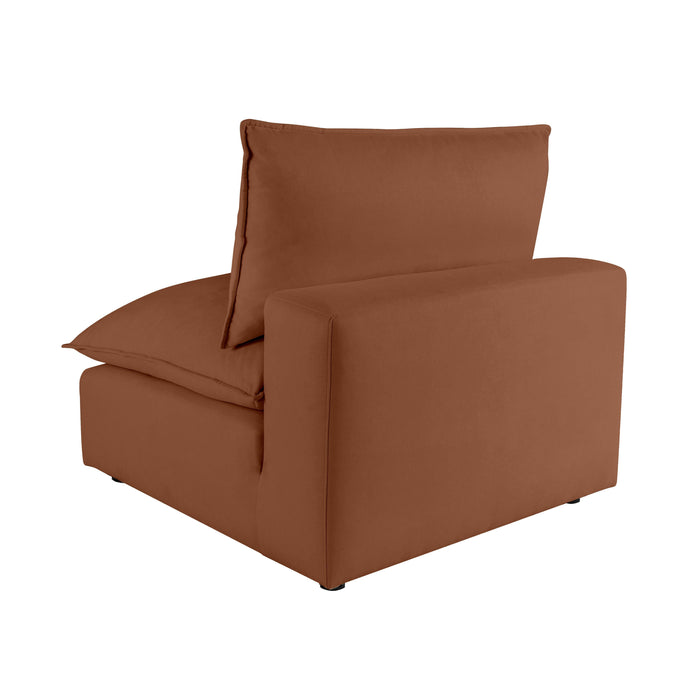 Cali Performance Fabric Modular Armless Chair - Dream Home Furniture & Mattress (Waite Park, MN)