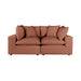 Cali 80" Performance Fabric Modular Loveseat - Dream Home Furniture & Mattress (Waite Park, MN)