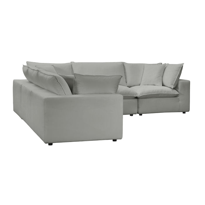 Cali 5-Piece Performance Fabric Modular L-Sectional - Dream Home Furniture & Mattress (Waite Park, MN)