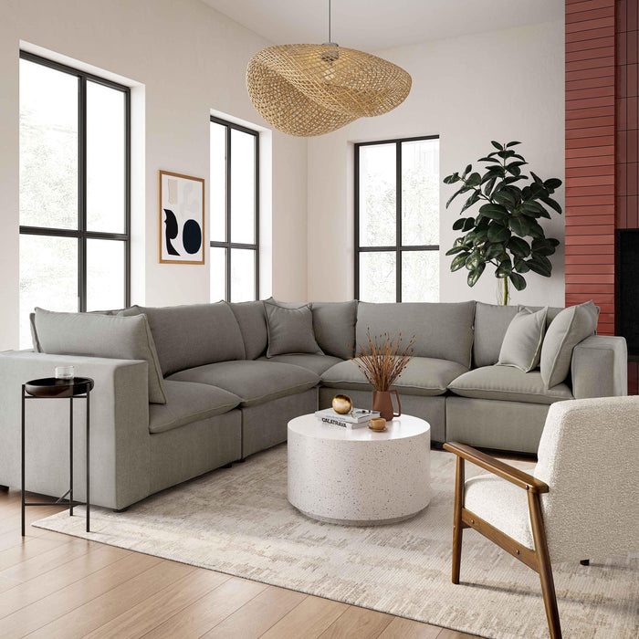 Cali 5-Piece Performance Fabric Modular L-Sectional - Dream Home Furniture & Mattress (Waite Park, MN)