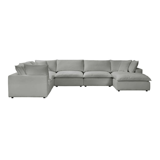 Cali 7-Piece Performance Fabric Modular Large Chaise Sectional - Dream Home Furniture & Mattress (Waite Park, MN)