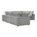 Cali 5-Piece Performance Fabric Modular L-Sectional - Dream Home Furniture & Mattress (Waite Park, MN)