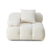 Calliope Performance Vegan Shearling Modular Corner Chair - Dream Home Furniture & Mattress (Waite Park, MN)