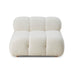 Calliope Performance Vegan Shearling Modular Armless Chair - Dream Home Furniture & Mattress (Waite Park, MN)