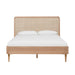 Carmen Natural Ash and Cane Bed - Dream Home Furniture & Mattress (Waite Park, MN)