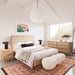 Carmen Natural Ash and Cane Bed - Dream Home Furniture & Mattress (Waite Park, MN)