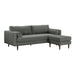 Cave 2-Piece Performance Velvet Sectional - Dream Home Furniture & Mattress (Waite Park, MN)