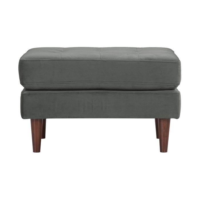 Cave Performance Velvet Ottoman