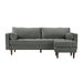 Cave 2-Piece Performance Velvet Sectional - Dream Home Furniture & Mattress (Waite Park, MN)