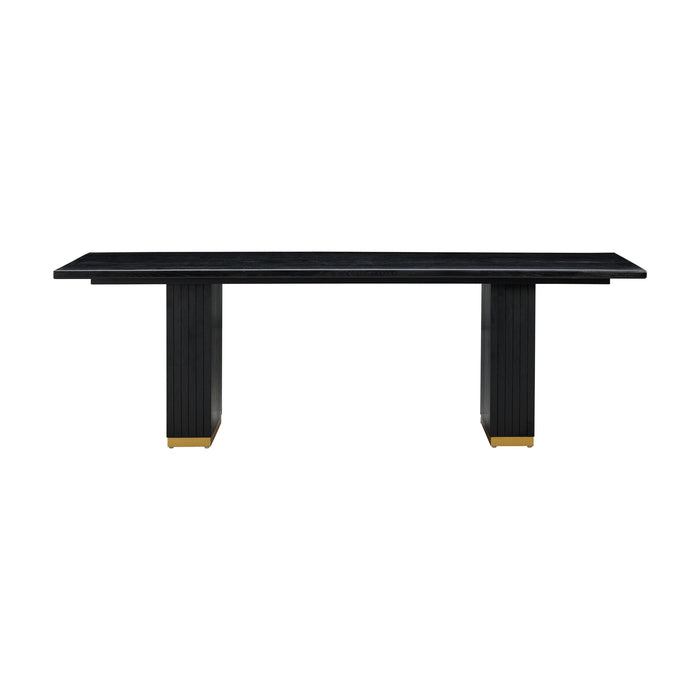 Chelsea 96" Oak Wood Rectangular Dining Table - Dream Home Furniture & Mattress (Waite Park, MN)