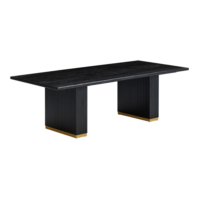 Chelsea 96" Oak Wood Rectangular Dining Table - Dream Home Furniture & Mattress (Waite Park, MN)